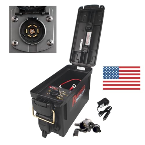 Innovative Products of America 9101 Light Ranger MUTT (7-Way Spade Pin Style with Adapter) Trailer Tester