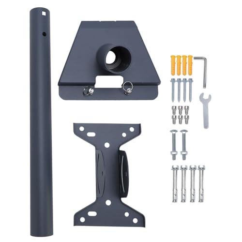 Mount for Star - Link Gen 3, 120 Degree Adjustable Wall Pole Roof Mount of Square Rectangle Dish Antenna Mounting Kit, Pivot Standard Dish Mounting Kit