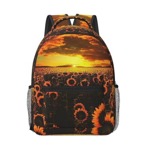 Sacs à dos résistants à l'eau avec motif mer de fleurs pour enfant