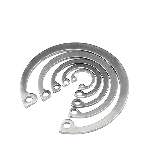 SYDARSYN Sicherungsring Innen E-Clips Sprengringe Seegering Externes C-Clips Geteilte Schnallen Unterlegscheiben M30 (20 Stück)