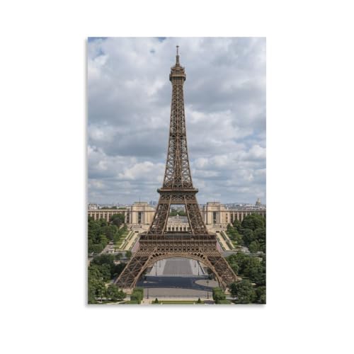Toile Tour Eiffel Paris pour cadeau de pendaison de crémaillère et décoration murale