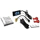 TOTMOX Universelles digitales LED-Motorradthermometer mit Sensor, Wassertemperaturanzeige 0-120 ℃ für Rennmotorrad-Scooter 12 V
