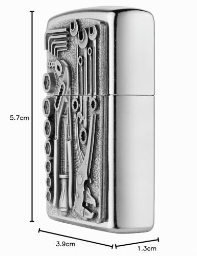 Briquet tempête Zippo rechargeable et réutilisable fabriqué aux USA
