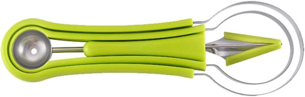 3-in-1 Melon Baller Scoop Stainless Steel Fruit Carving Tool