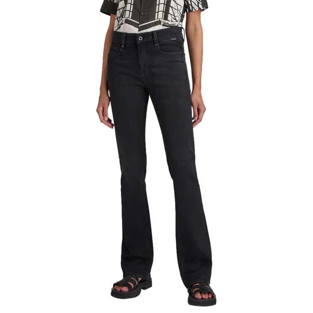 G-Star Women's Noxer Bootcut Jeans, Black (jet black D21437-B479-A814), 26W / 32L