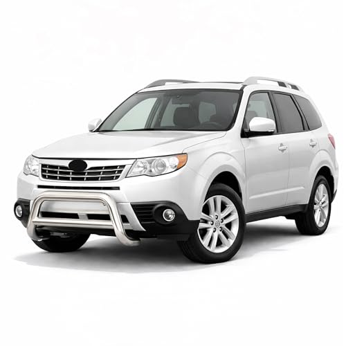 Image of Black Horse A Bar No Skid Plate Stainless Steel Compatible with 2009-2013 Subaru Forester-BBSU01SS