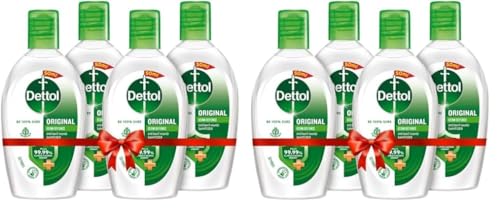 Image of Dettol Alcohol based Hand Sanitizer, Original, 52ml, Pack of 8