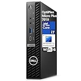 Dell OptiPlex Micro Plus 7000 7010 MFF Micro Form Factor 1.2L Business Desktop Computer, 13th Gen Intel 16 Cores i7-13700 up to 5.1GHz, 32GB DDR5 RAM, 1TB PCIe SSD, WiFi 6, Bluetooth, Windows 11 Pro