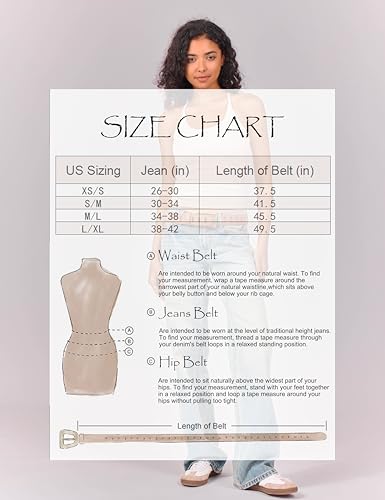 Womens Genuine Leather Belt for Jeans Pants Width 1.57" Western Cowgirl Wide Belts for Ladies with Gift Box2