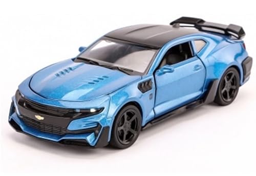 Image of Magicwand 1:36 Scale Die-Cast Metal Mini Camaro Car【Colors As Per Stock】 with Openable Doors & Boot【Bonnet Does not Open】 Music,Lights & Pull Back Action【Pack of 1】