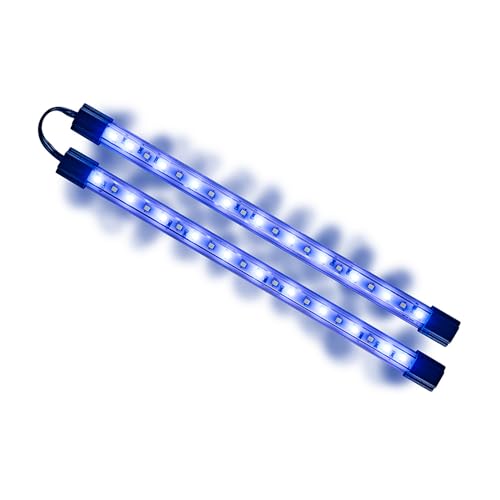 Image of GloFish 10-Inch LED Light Sticks for Fish Aquariums Up to 20 Gallons, 2 Count, with White and Blue LED Lights