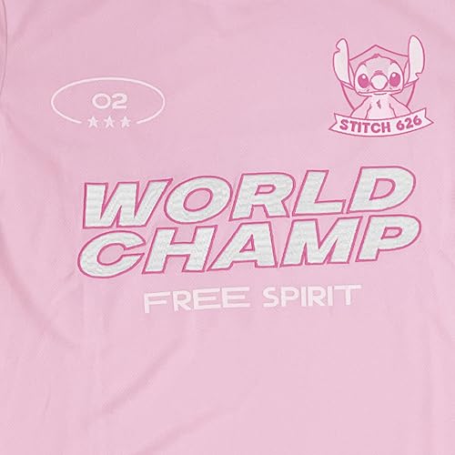 Image of Disney Lilo & Stitch Girls Soccer Jersey Sports Graphic Shirt Soccer Fan Athletic Apparel