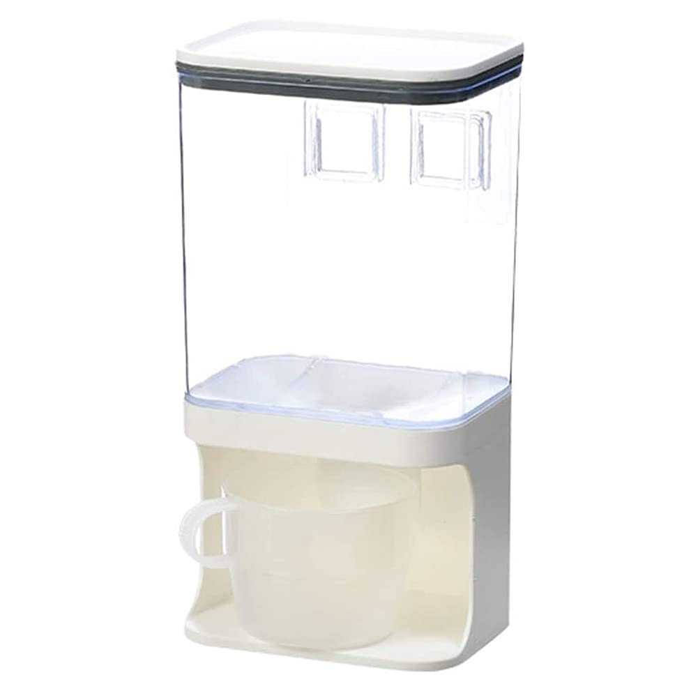 CTRLZS Wall-Mounted Dry Food Dispenser, Cereal Dispenser,Storage Cereal Container, for Cereal,Rice Kitchen Storage Containers C