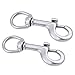 Yundxi Heavy Duty Bolt Snap Clip Hook, 316 Stainless Steel Oval Eye Hook for Scuba Flag Poles Horse Leads Gate Latches - Pack of 2 (100mm)
