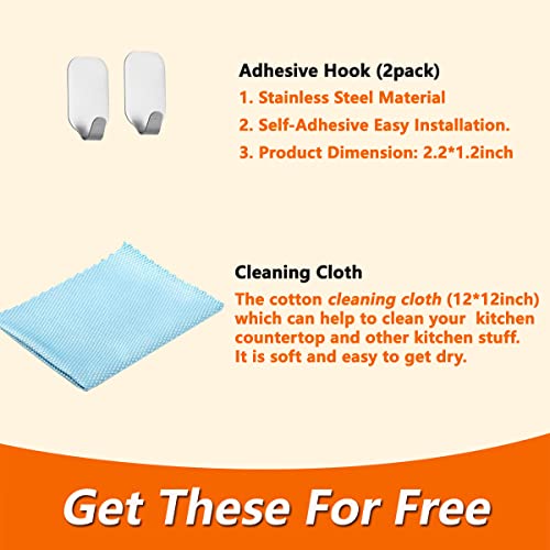 Paper Towel Holder Countertop,Marble Base, Free Standing Paper Towel Holder Stand Fits Standard And Jumbo Sized Paper Towel (Polished Chrome) #TOP1