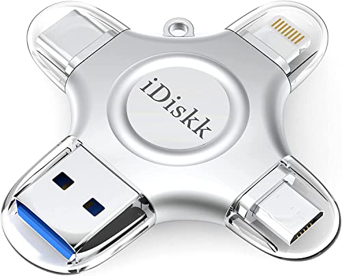 App*le Clé USB certifiée iDiskk pour iPhone 15 et 16 pour iPhone 15 et 16 pour iPad Android Samsung USB pour iPhone 14/13/13 Pro/12/12 Pro/XR, ordinateur, Mac