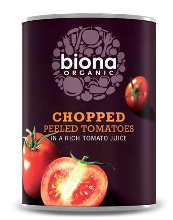 Biona Organic Whole Peeled Tomatoes 400g-3 Pack