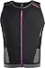 ALPINA ragazze, protezione JSP 3.0 JUNIOR VEST, nero-rosa, 140-146