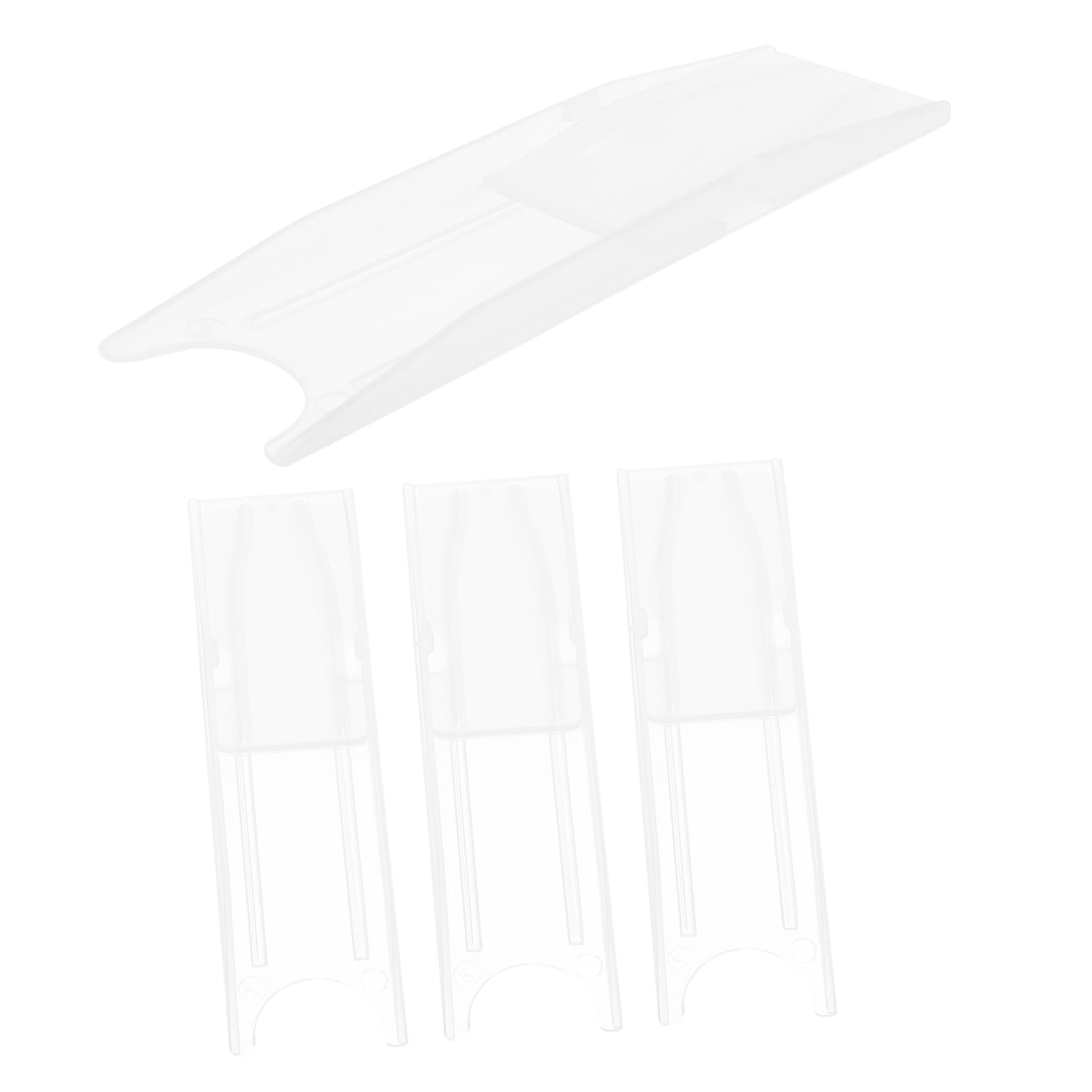 HEMOTON Sax Organizer Saxophone Storage Box 4pcs Clarinet Case Abs Plastic Secure Fit