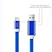 Type USB C Cable, Acode Neon EL Light LED Flashlight High Speed 3FT USB C Charging Cords USB C Cables Flowing Flashing Dark Sparkle Light USB 3.1 Data Cord for Samsung S8/S8Plus USB-C Devices (Type C)