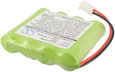 Cameron Sino 2000mAh Battery for Delfi 9-2100 Portable Tourniquet Sys, Delphi 9-2100, 9-2200-001, 9-2200-500, Optional Thermal Printer, Portable Tourniquet, PTS ii Single, PTS ii Twin