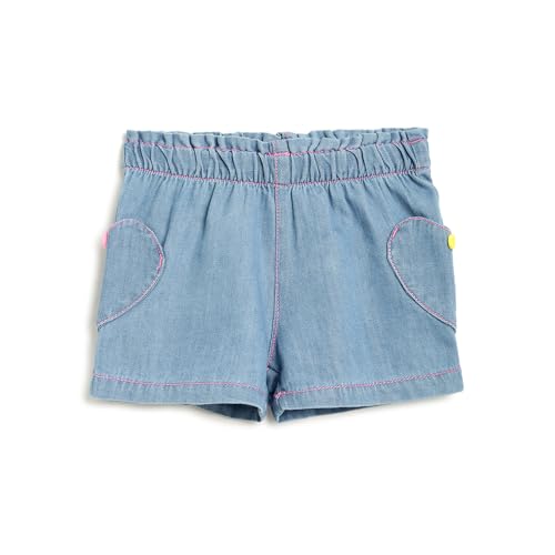 Image of Chicco Girls Medium Light Blue Woven Short Trousers