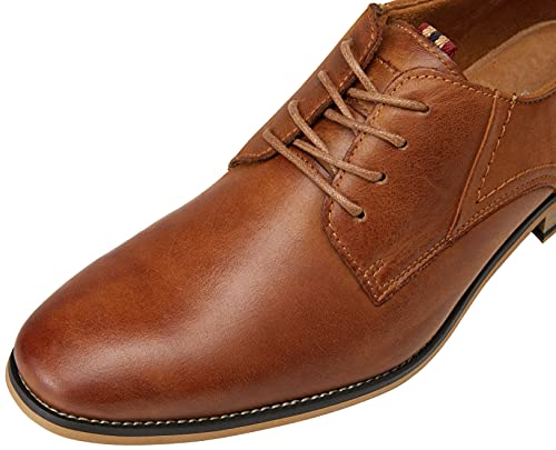 Image of Jousen Men's Dress Shoes Leather Oxford Formal Derby Shoes