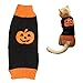 GLOGLOW Dog Pumpkin Apparel, Soft Warm Halloween Sweater for Autumn Pet Costume Fashion Lightweight Comfortable Costume for Small Medium Dogs Outdoor Indoor Use