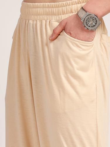 Image of Thomas Scott Men's | Relaxed Fit | Solid | 100% Polyester | Co-Ord Set With Short Sleeves & Spread Collar