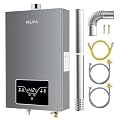 Propane Tankless Water Heater, 4.21GPM 16L Indoor,Instant Hot Propane Gas Water Heater with Fahrenheit Digital Display,Multi-Protection