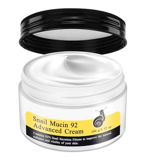 Snail Mucin 92% Repair Cream 100g Face Moisturizer Hydrating Repair Face Cream for Dry & Sensitive Skin All Skin Types