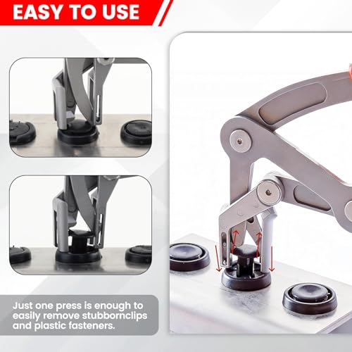 YOUBISON Car Clip Pliers, Panel Clip Removal Tool, Professional Auto Clip Removal Pliers for Automotive Plastic Fasteners, Push Pin & Door Trim, Damage-Free Interior & Exterior Disassembly Tool — additional product view