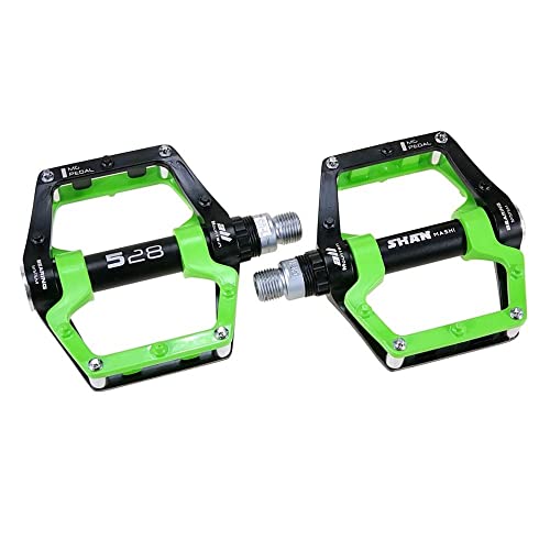 Pedals Bicycle Pedals Magnesium Aluminum Alloy Pedal Mtb Road Bike Pedals 5 Colors Optional 400G/Pair Bicycle Pedals (Color : Color 3) #TOP1