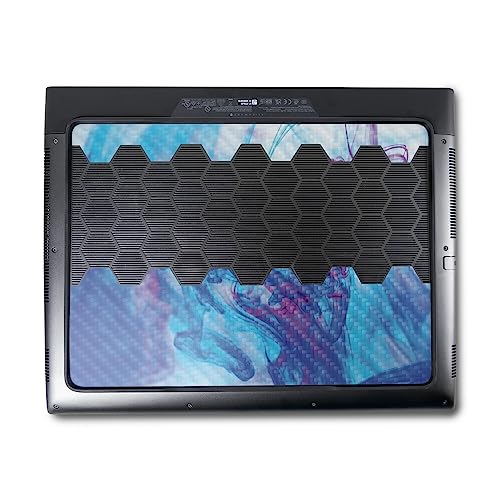Image of MightySkins Carbon Fiber Skin Compatible with Alienware M18 R1 (2023) Full Wrap Kit - Paint Vapor | Protective, Durable Textured Carbon Fiber Finish | Easy to Apply & Change Styles | Made in The USA