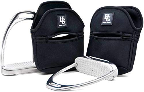 HorseGuard Steigbügelschoner Steigbügelschützer aus Neopren 1 Paar Schutzhülle für Steigbügel Sattelschutz, Stirrup Cover Cover