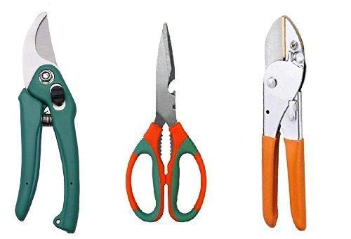 JetFire Garden Scissor, Garden Pruner, Garden Cutter Gardening Cut Tools (Set of 3) (B07LDBSYCM) Amazon Price History, Amazon Price Tracker