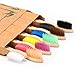 Virgin Forest 10 Count Bamboo Toothbrush, Soft Bristle for Adults, Eco Friendly Natural Wooden Toothbrushes, Vegan Organic Bamboo Travel Tooth Brush (10 Colors)