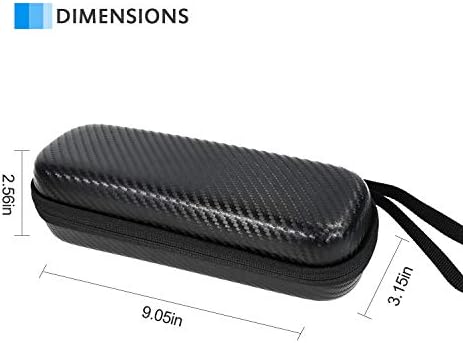 ProCase Hard Travel Case Compatible for Oral-B Electric Toothbrush, Holder Container for Oral-B Pro 1000 /Pro 1500/ Pro 2000 / Pro 3000 /Pro 3500 / Sonicare 2 3 Series and more Black