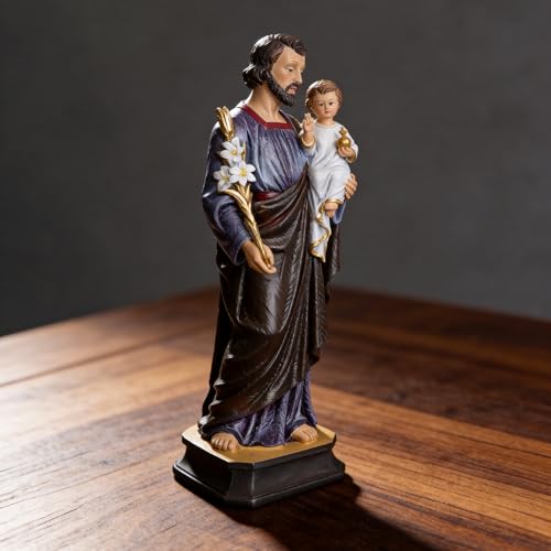 Estatua San José con Niño Jesús 12 Pulgadas miniatura 5