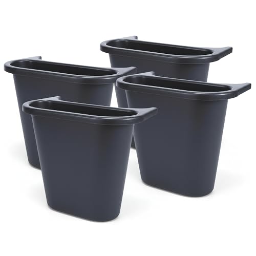 Caneca de basura rectangular de plástico Rubbermaid 4 unidades