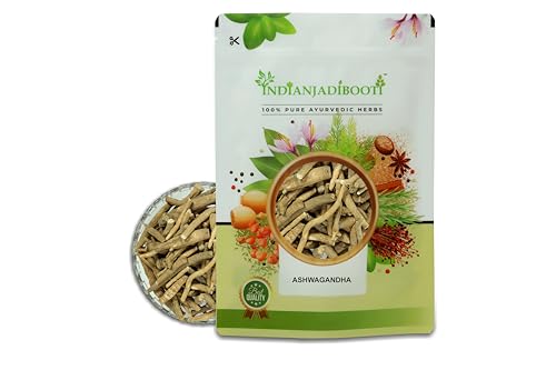 Image of IndianJadiBooti Pure Ashwagandha Root | Raw Withania Somnifera for Adaptogenic Balance, Core Vitality, Stress Relief & Restful Sleep 250g