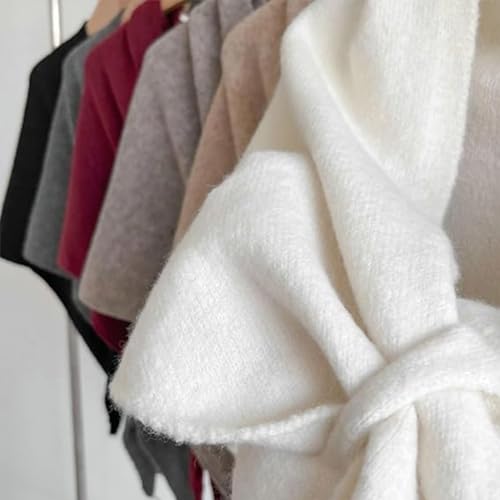 Gettoreach Scarf - Gettoreach Women's Solid Color Scarf，Pashmina Shawl Wraps for All Seasons, Lightweight Soft4