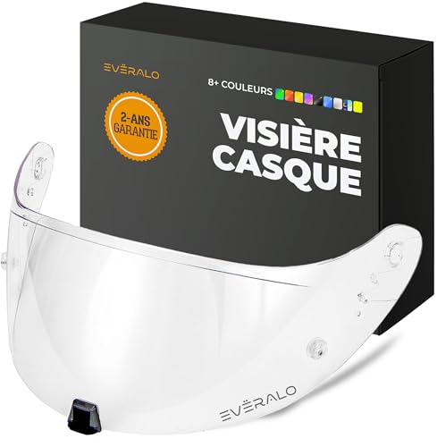 Everalo Visière Compatible avec Scorpion Exo 520-1400 - 391 - R1 Air (Transparent)