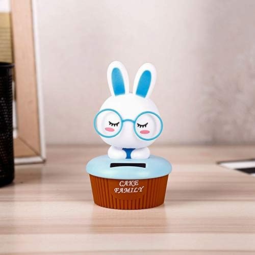 Amazon Co Jp Yibo 頭かわいいメガネウサギのケーキのデコレーション自動車太陽光発電の漫画のおもちゃ自動車のダッシュボードアクセサリーを 振るカー飾り Color Blue 車 バイク Amazon Co Jp Yibo 頭かわいいメガネウサギのケーキのデコレーション自動車太陽光発電の漫画のおもちゃ自動車のダッシュボードアクセサリーを 振るカー飾り Color Blue 車 バイク