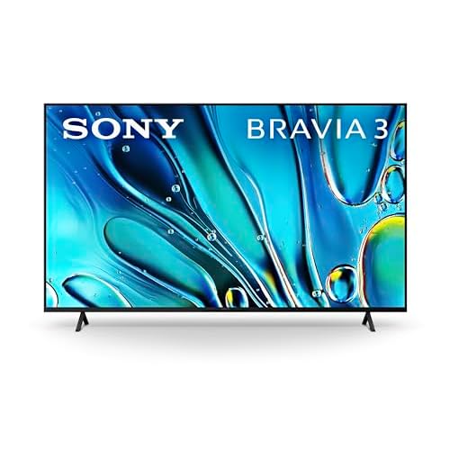 Sony BRAVIA 3 4k Smart TV, 55 Inch Smart TV 4K Ultra HD BRAVIA 3 with Google TV, with Dolby Vision HDR and Exclusive Features for PlayStation®5, LED TV Flat Screen Smart TV K-55S30