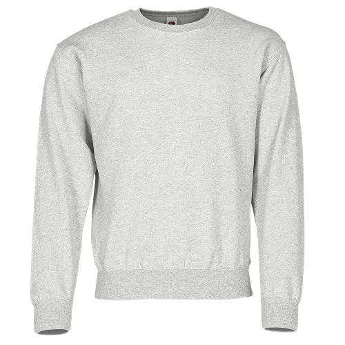 Fruit of the Loom - Set-In Sweatshirt - Heather Grey - Größe: L
