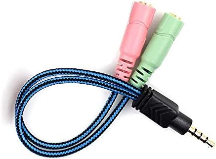 3.5mm Jack Cable Headset Adapter Y 