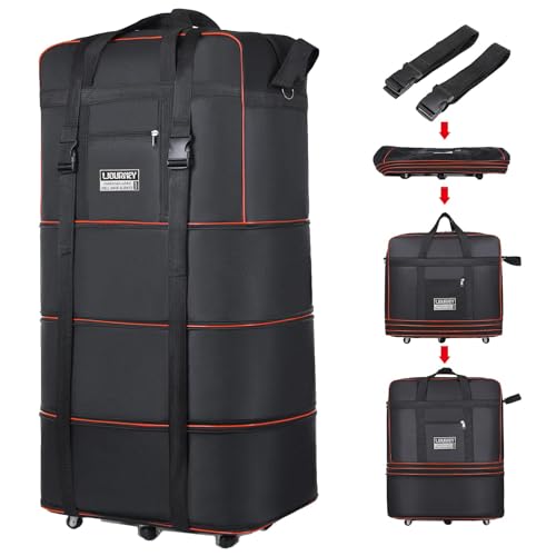 153L Expandable Rolling Foldable Duffel