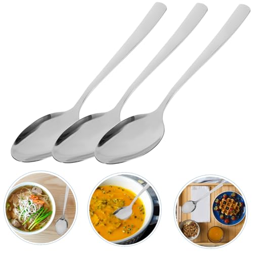 Cuillères à soupe acier inoxydable couverts de table durables pour maison - 5