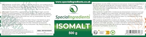 Isomalt 500g Premium Quality - Vegan, Non-GMO, Gluten Free – Recyclable Container